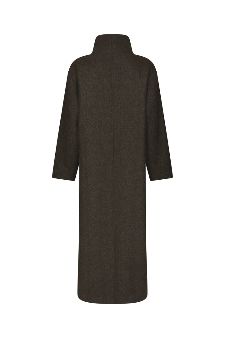 Neo Noir - Marcel Mini Check Coat 168540 - 210 - Brown