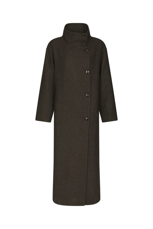 Neo Noir - Marcel Mini Check Coat 168540 - 210 - Brown