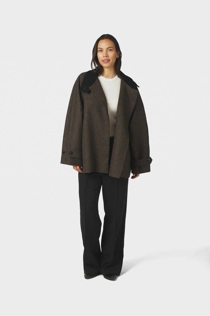 Neo Noir - Mariel Mini Check Jacket 168534 - 210 - Brown