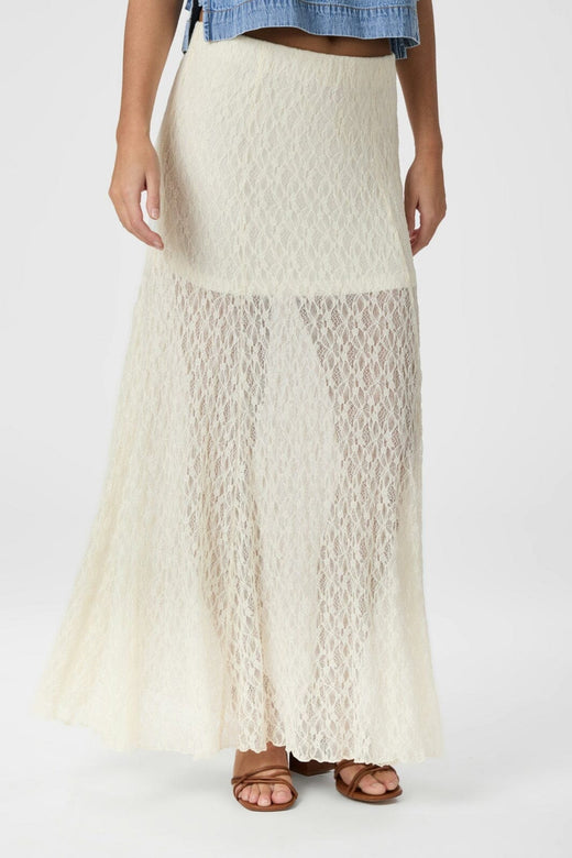Neo Noir - Mariya Lace Skirt 165926 - 121 - Off White