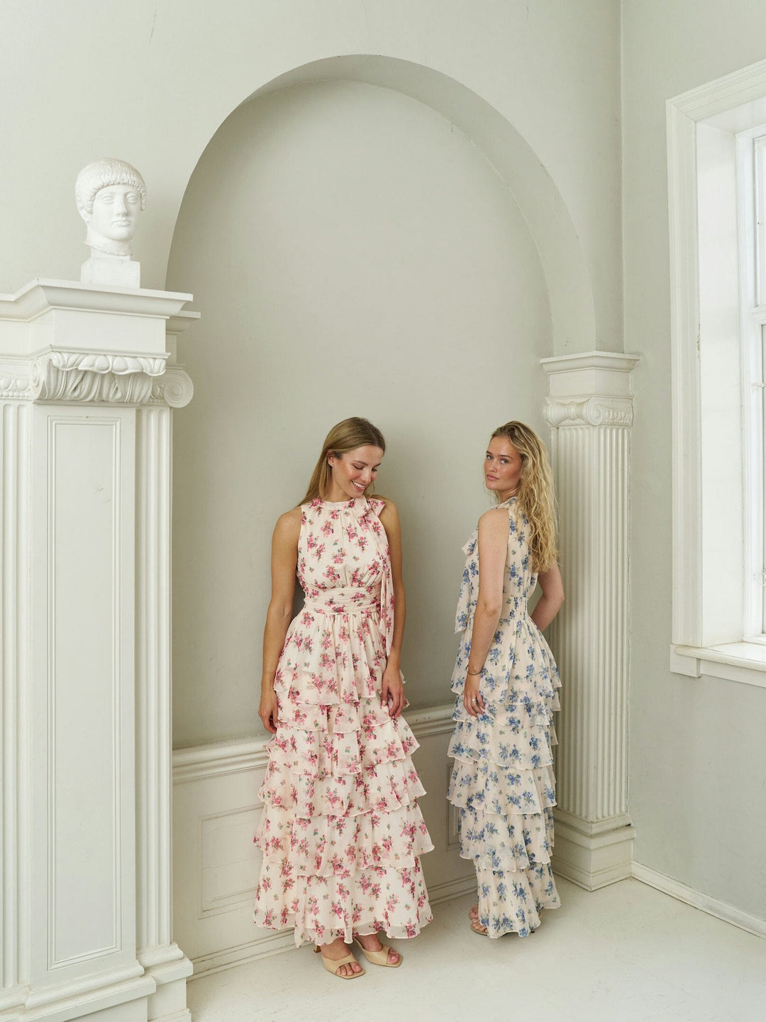 Neo Noir - Marli Amazing Chiffon Dress 167706 - 165 - Rose Kjoler 