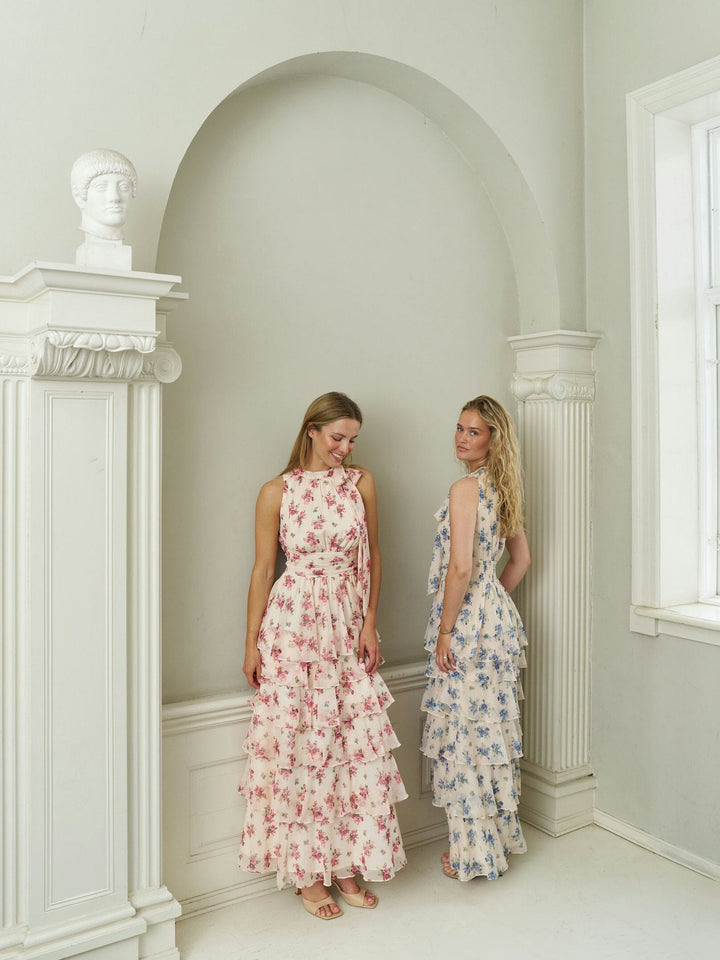 Neo Noir - Marli Amazing Chiffon Dress 167706 - 165 - Rose Kjoler 