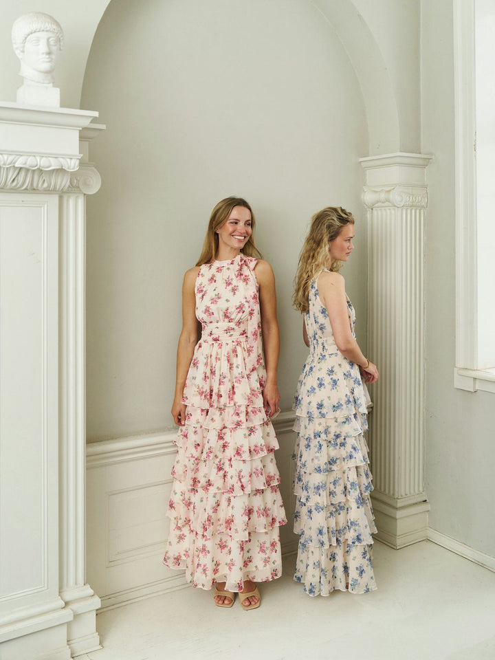 Neo Noir - Marli Amazing Chiffon Rose Dress 167706 - 145 - Light Blue Kjoler 