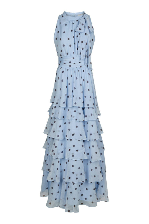 Neo Noir - Marli Big Dot Dress 167758 - 145 - Light Blue Kjoler 