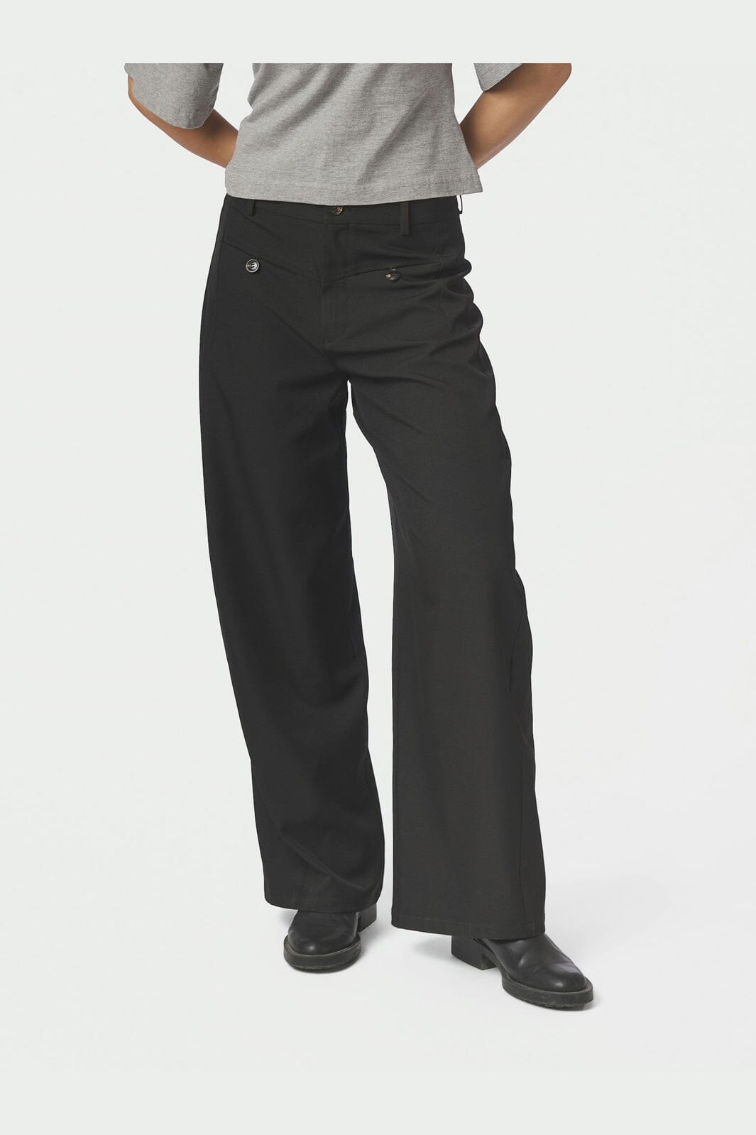 Neo Noir - Massie Structure Pants 165999 - 100 - Black