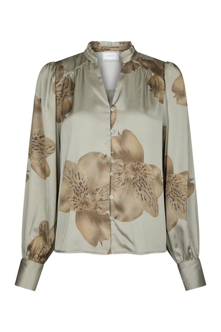Neo Noir - Massima Misty Orchid Blouse 168289 - 627 - Smoke Green