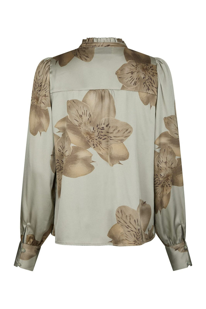 Neo Noir - Massima Misty Orchid Blouse 168289 - 627 - Smoke Green
