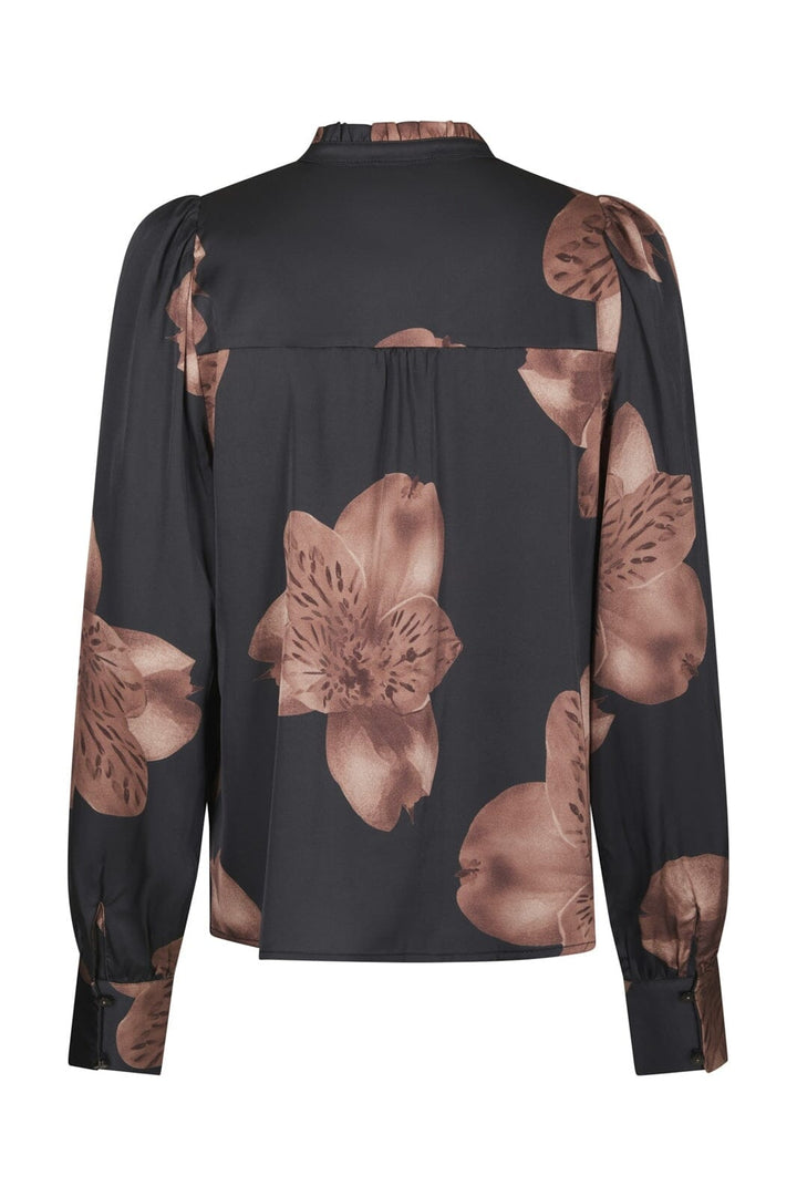 Neo Noir - Massima Misty Orchid Blouse 168289 - 678 - Midnight Blue