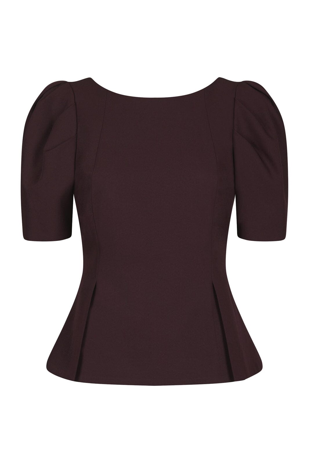 Neo Noir - Mellisana Structure Blouse 169872 - 345 - Chocolate Plum
