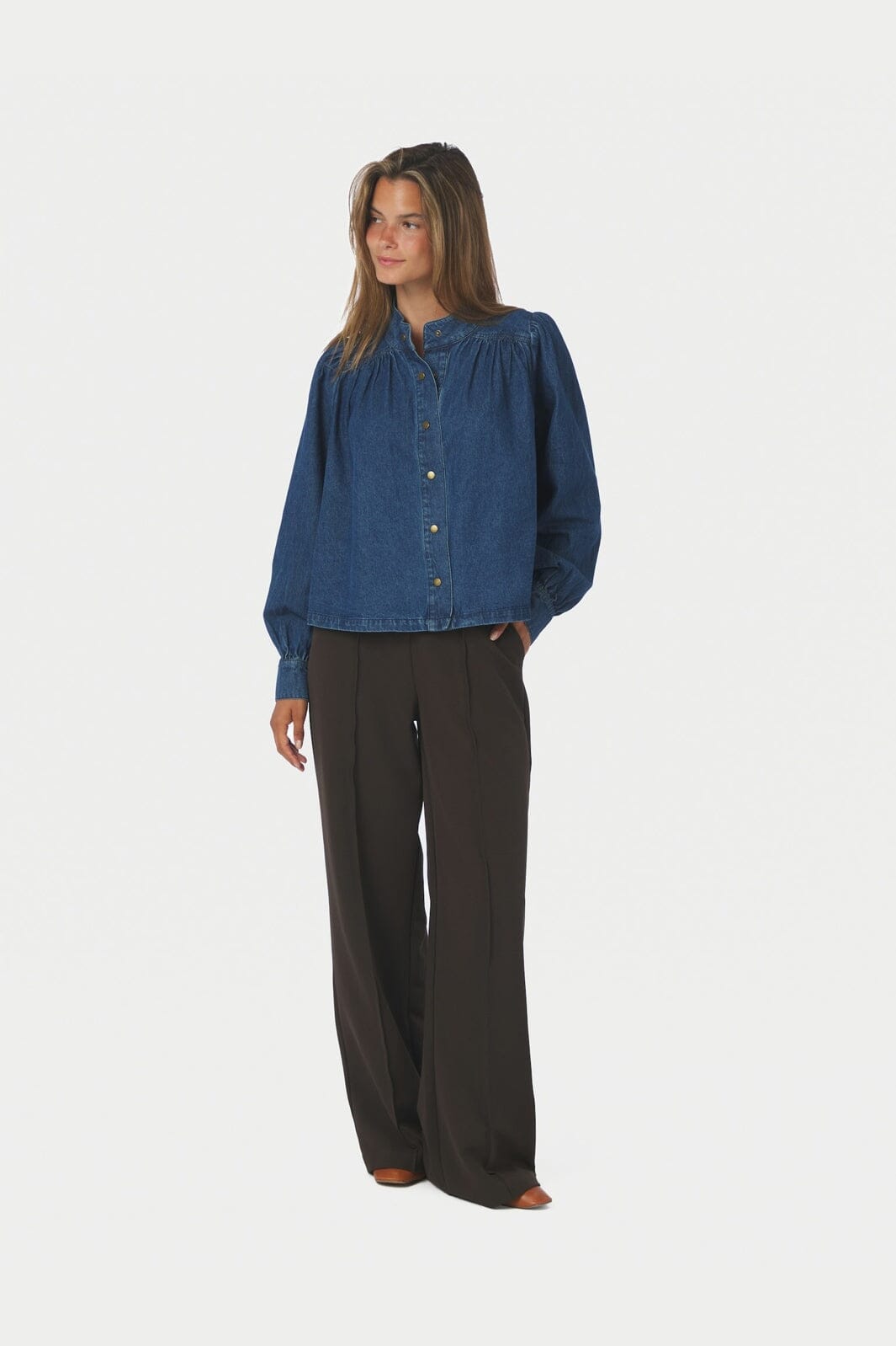 Neo Noir - Melya Denim Shirt 167551 - 140 - Blue