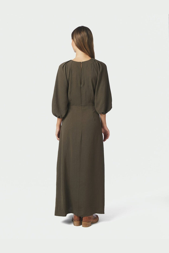 Neo Noir - Meriel Structure Solid Dress 170305 - 151 - Army