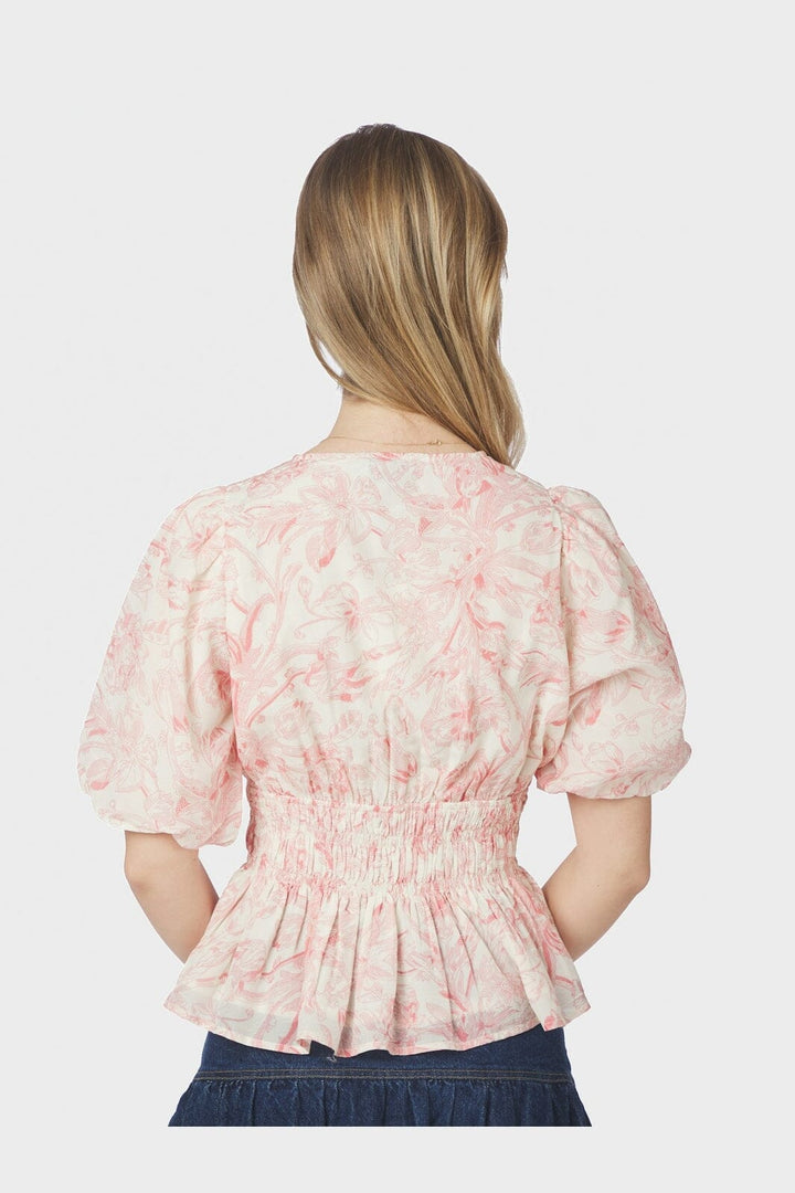 Neo Noir - Minutti Print Blouse 168720 - 121 - Off White