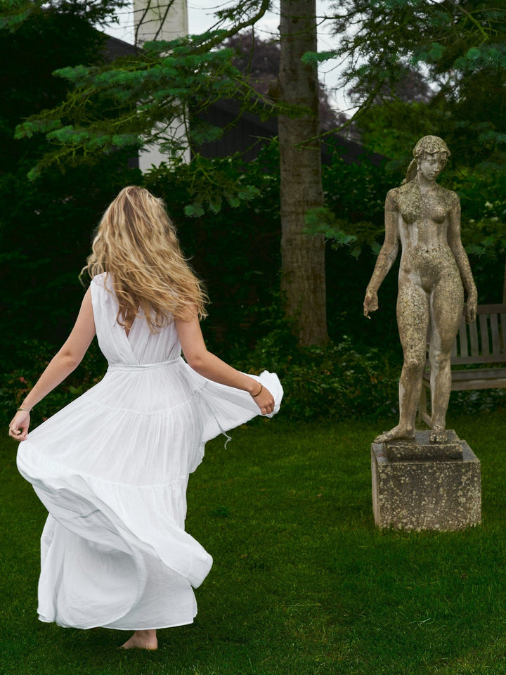Neo Noir - Misha S Voile Dress 167917 - 120 - White Kjoler 