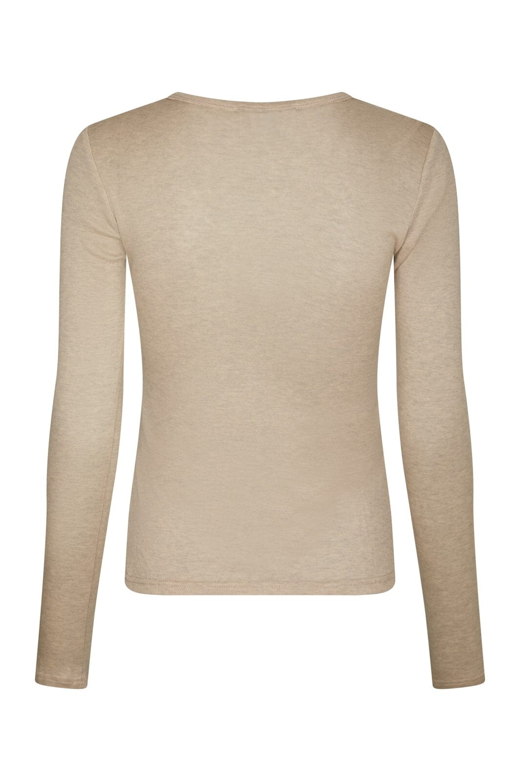 Neo Noir - Nella Fine Rib Blouse 167271 - 976 - Beige Melange