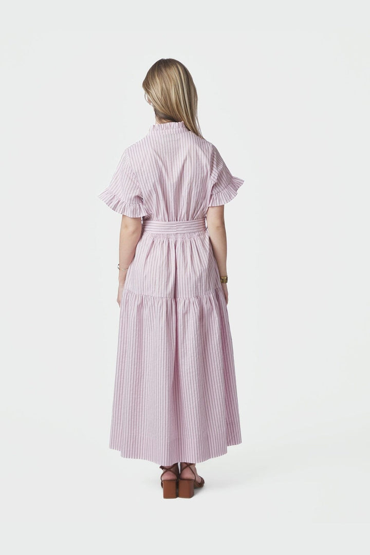 Neo Noir - Nessie Structure Stripe Dress 169739 - 754 - Light Pink