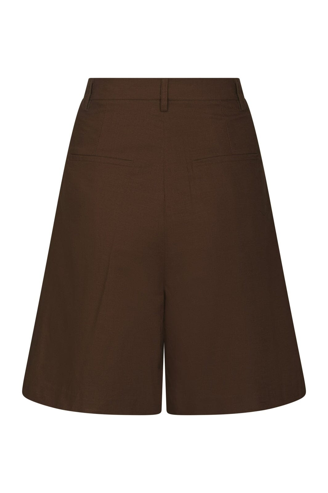 Neo Noir - Nika Linen Shorts 168253 - 676 - Dark Brown