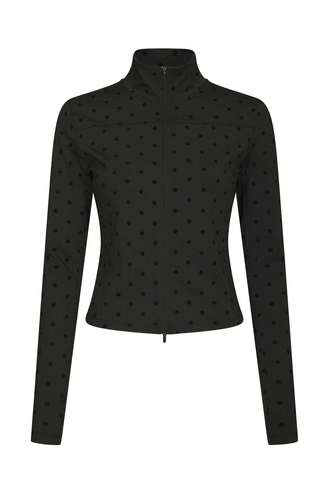 Neo Noir - Nolana Dot Zip Blouse 169858 - 100 - Black