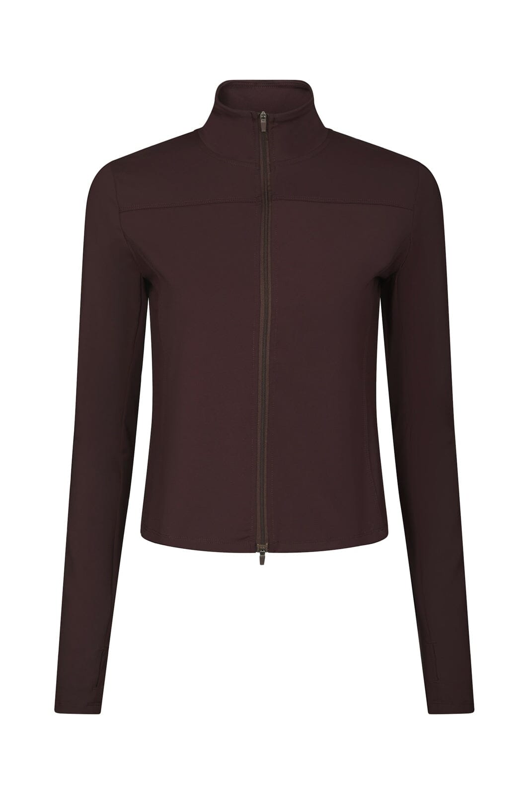 Neo Noir - Nolana Zip Blouse 167175 - 174 - Burgundy