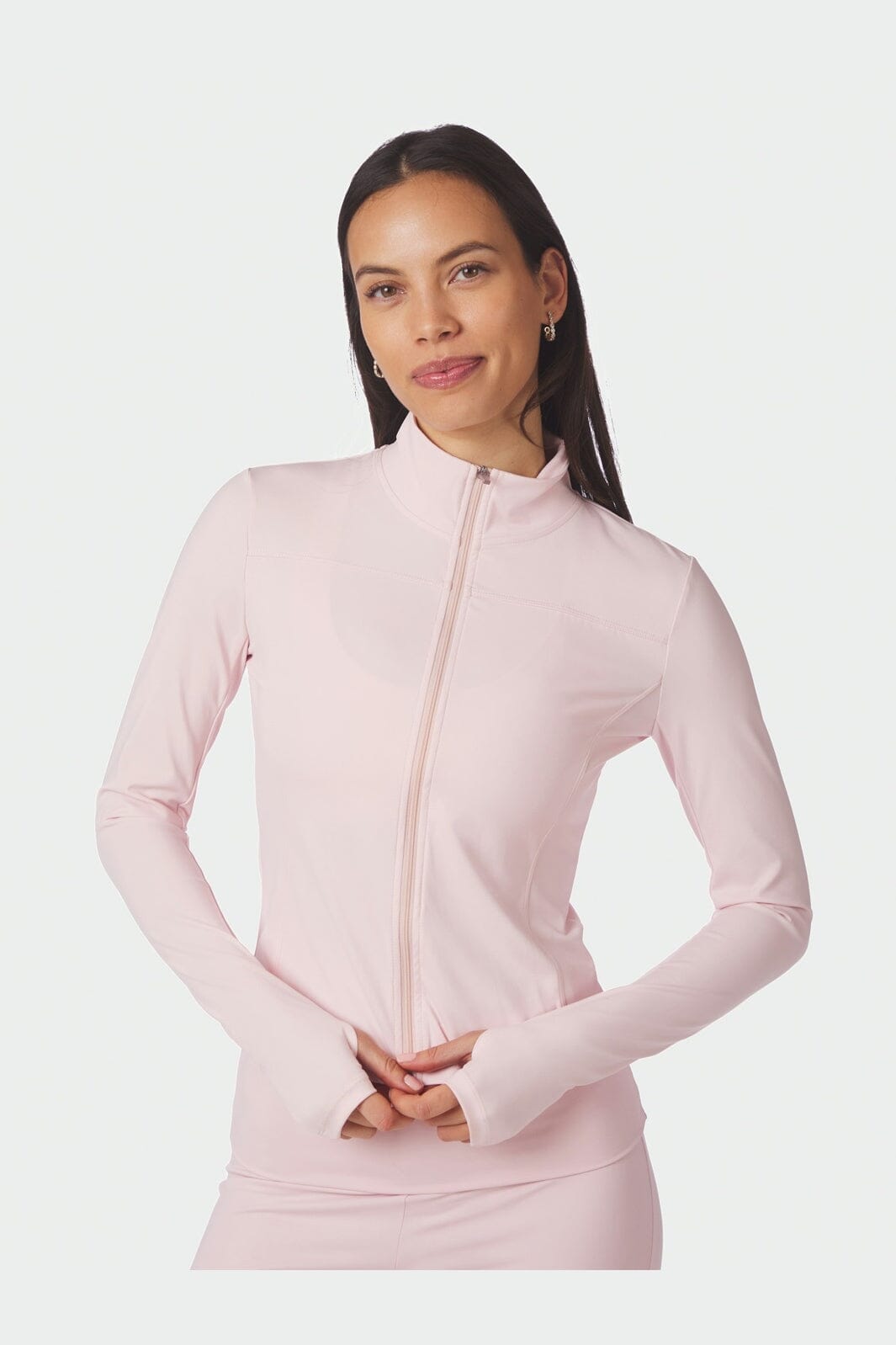 Neo Noir - Nolana Zip Blouse 167175 - 754 - Light Pink