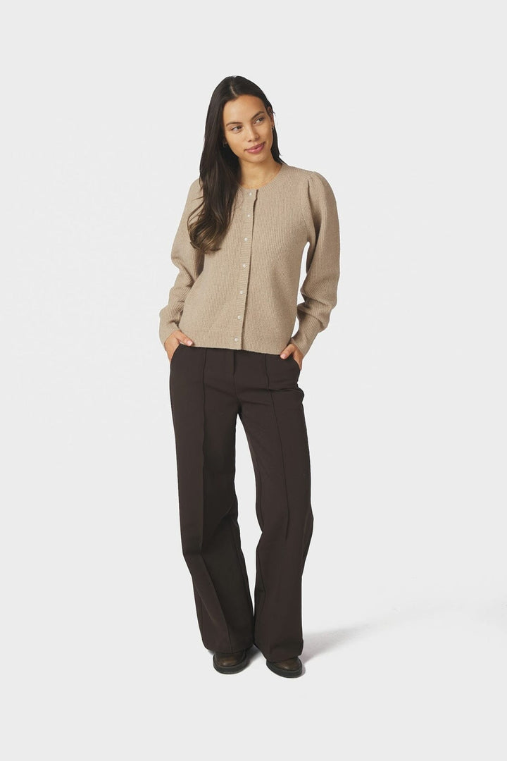 Neo Noir - Nuna Knit Cardigan 162242 - 189 - Warm Grey