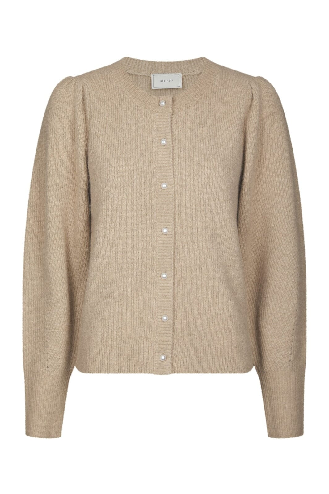 Neo Noir - Nuna Knit Cardigan 162242 - 189 - Warm Grey