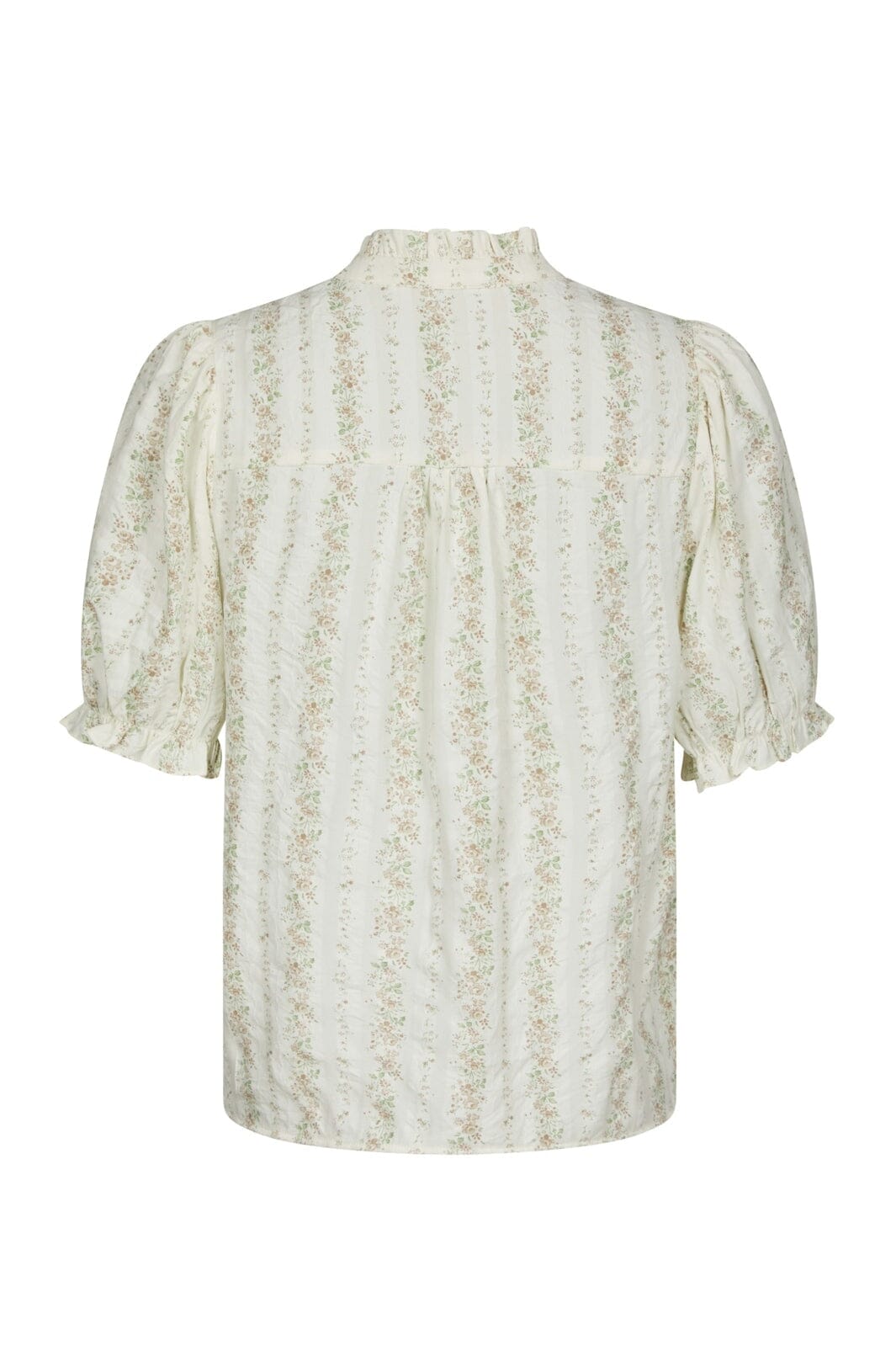 Neo Noir - Odesa Floral Stripe Blouse 168816 - 122 - Creme