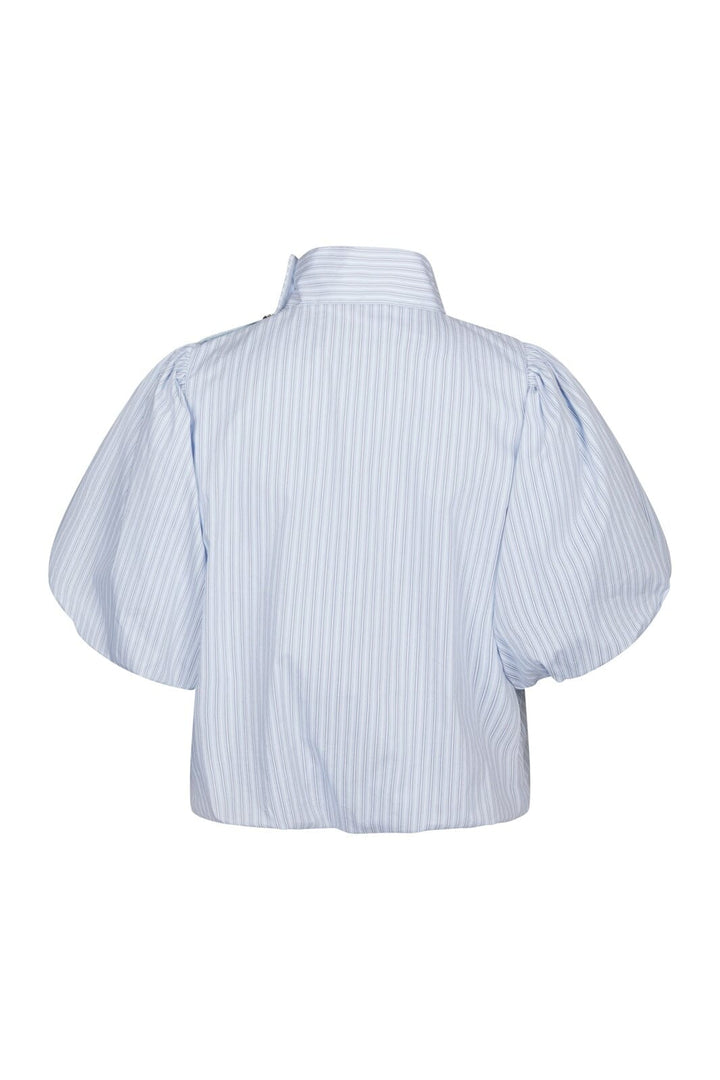 Neo Noir - Parisa Stripe Blouse 169527 - 145 - Light Blue