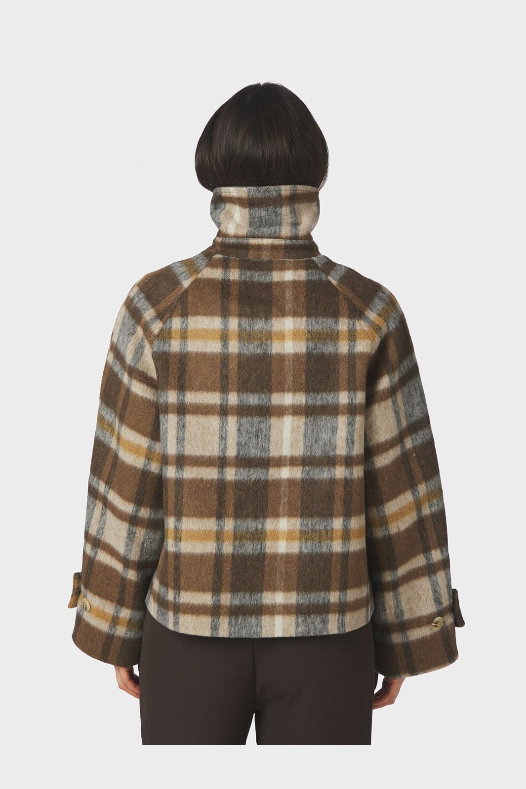 Neo Noir - Quinn Check Jacket 167488 - 543 - Camel