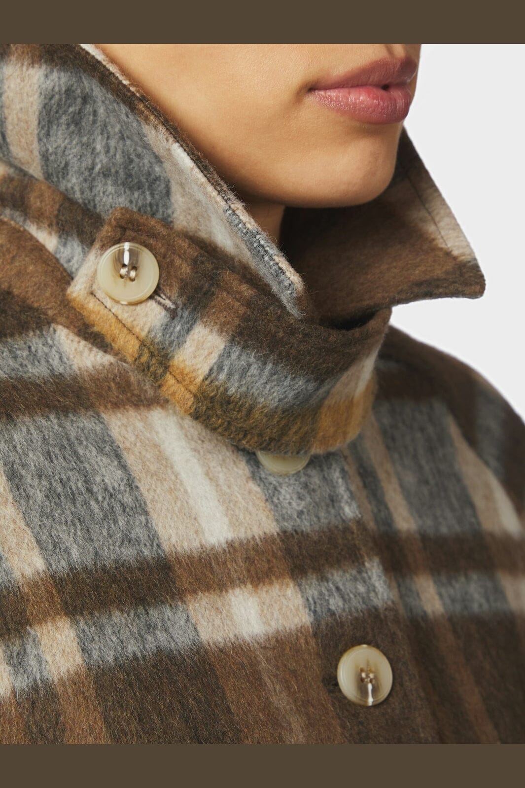 Neo Noir - Quinn Check Jacket 167488 - 543 - Camel