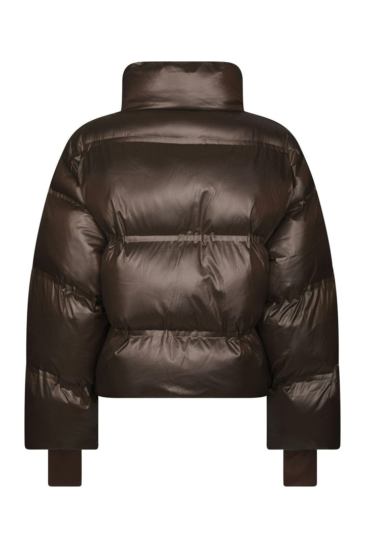 Neo Noir - Rhea Shiny Puffer Jacket 165094 - 584 - Chocolate Brown