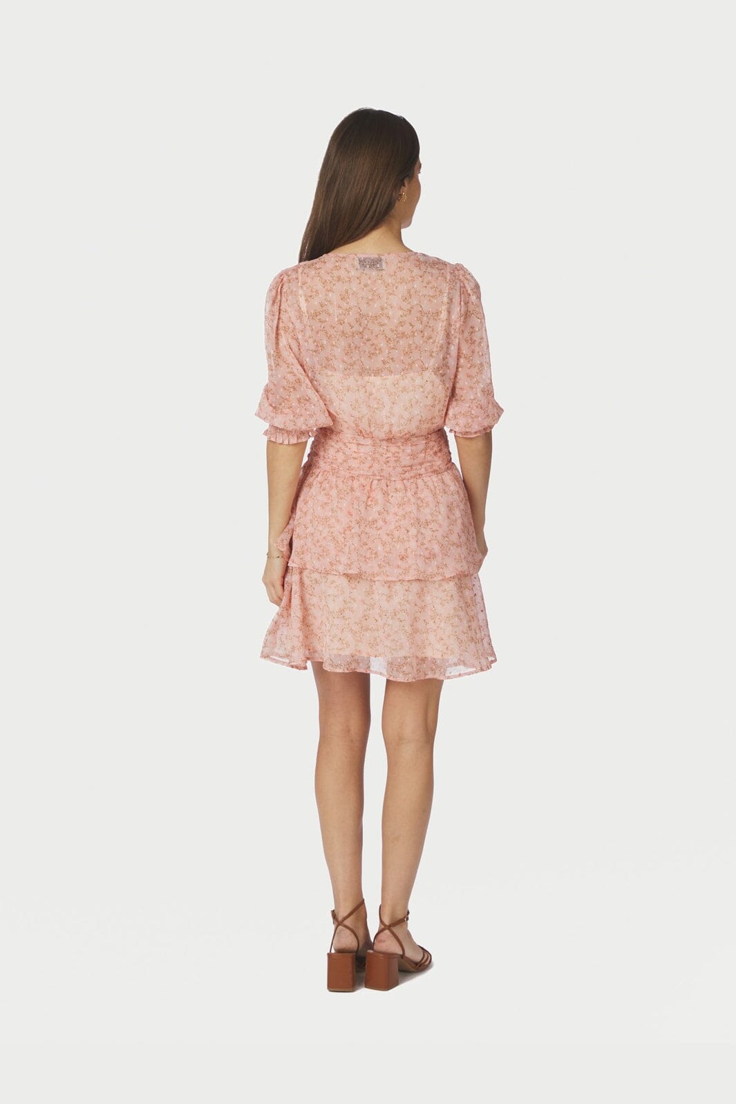 Neo Noir - Rikka Ditsy Floral Dress 169247 - 824 - Rose Blush
