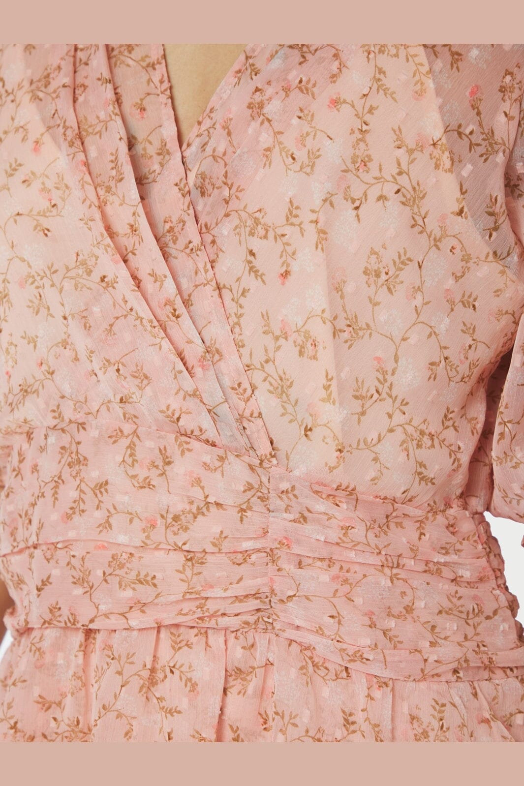 Neo Noir - Rikka Ditsy Floral Dress 169247 - 824 - Rose Blush