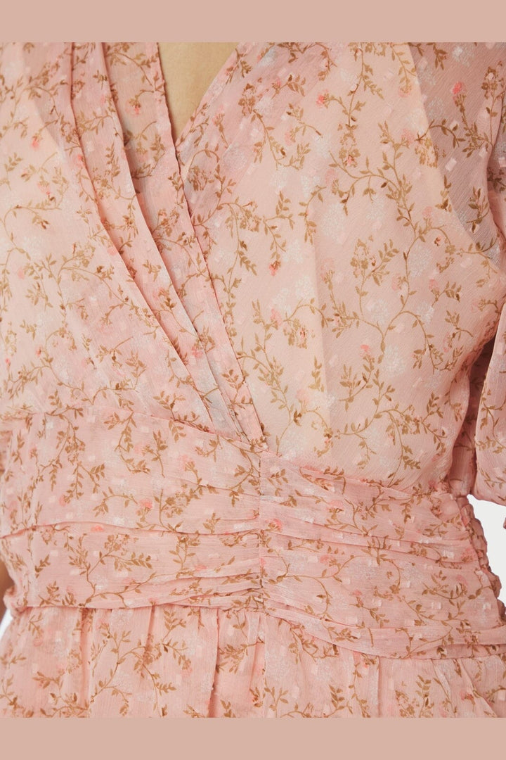 Neo Noir - Rikka Ditsy Floral Dress 169247 - 824 - Rose Blush