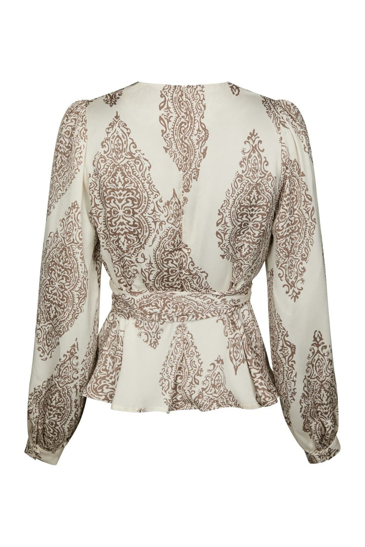 Neo Noir - Rista Paisley Drop Blouse 166208 - 124 - Ivory