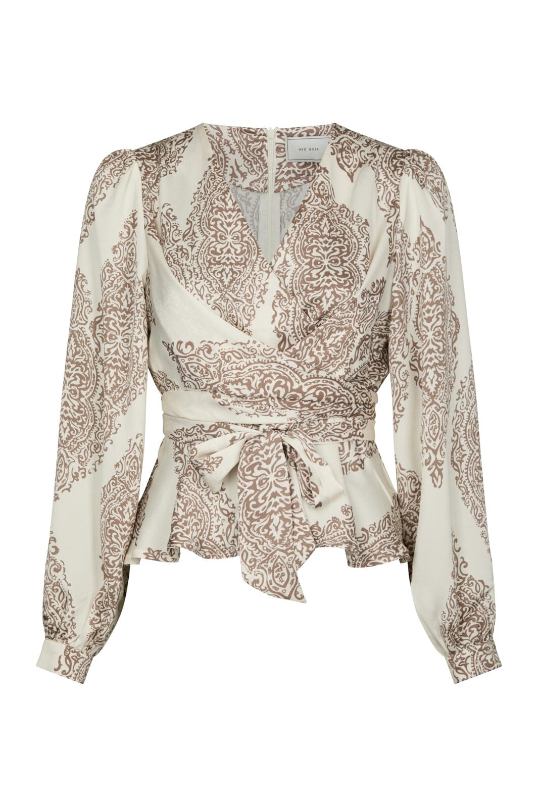 Neo Noir - Rista Paisley Drop Blouse 166208 - 124 - Ivory