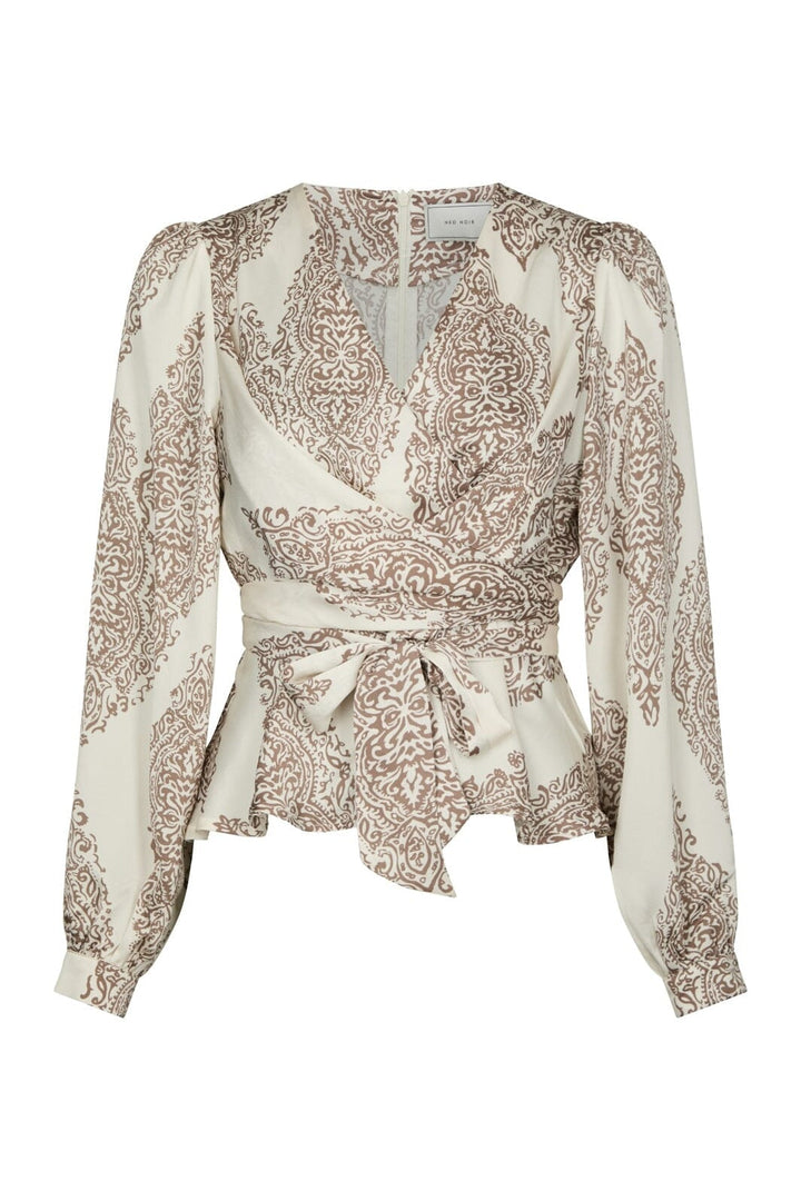 Neo Noir - Rista Paisley Drop Blouse 166208 - 124 - Ivory