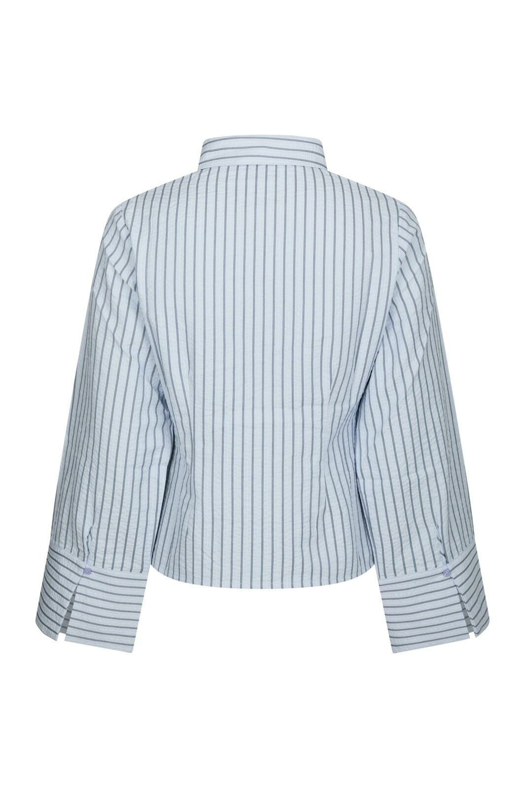 Neo Noir - Rosa Striped Crepe Shirt 169301 - 140 - Blue
