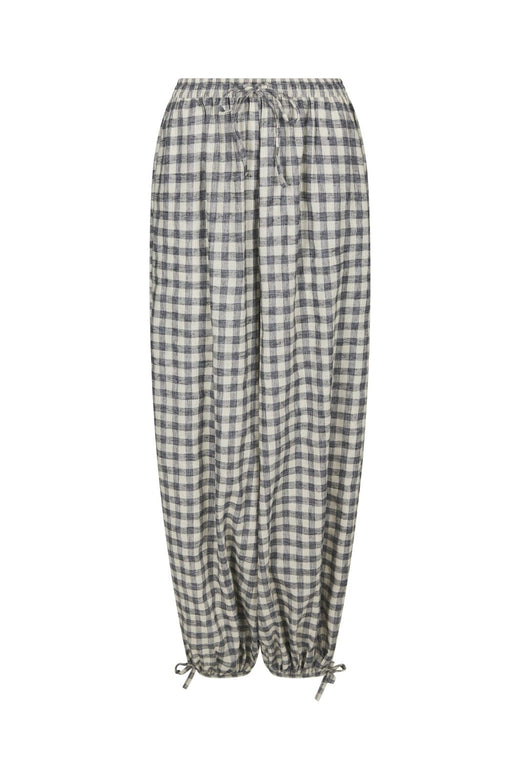 Neo Noir - Roxane Balloon Check Pants 169626 - 100 - Black