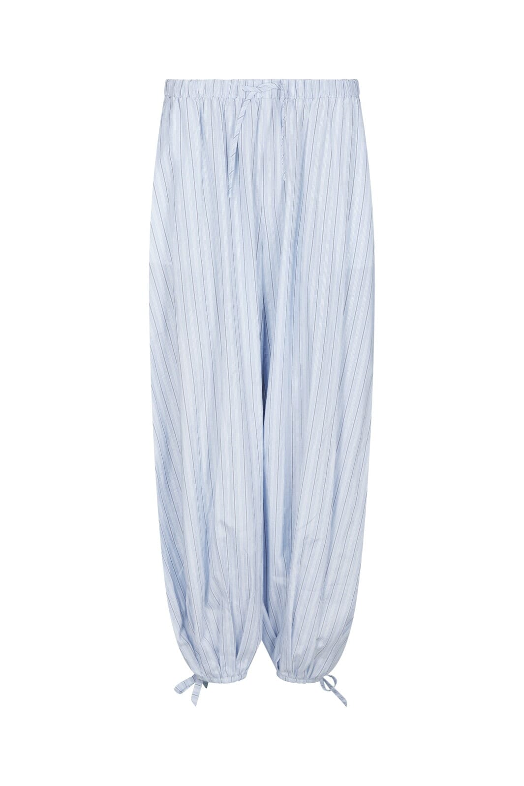 Neo Noir - Roxane Balloon Double Stripe Pants 168432 - 145 - Light Blue