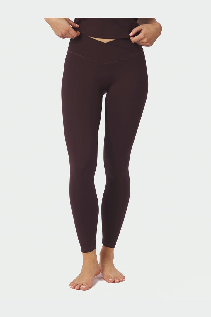 Neo Noir - Sabina Wrap Leggings 169042 - 174 - Burgundy