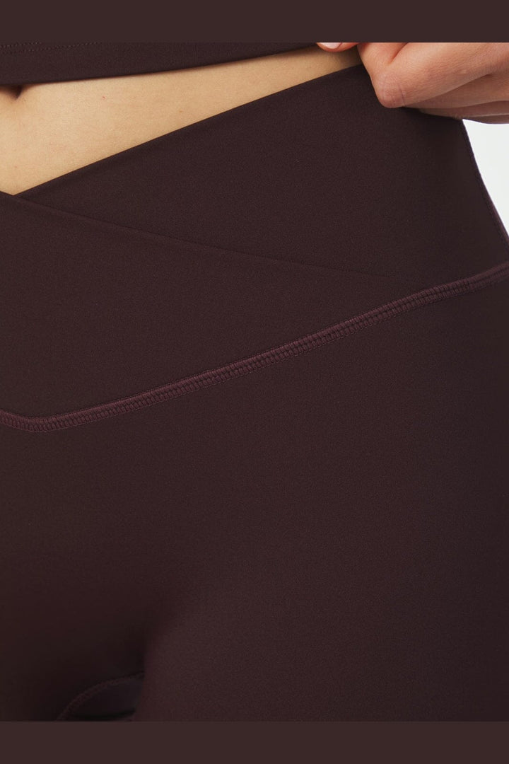 Neo Noir - Sabina Wrap Leggings 169042 - 174 - Burgundy