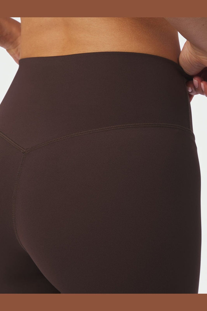 Neo Noir - Sabina Wrap Leggings 169042 - 584 - Chocolate Brown