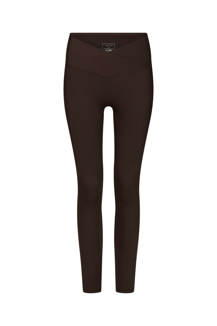 Neo Noir - Sabina Wrap Leggings 169042 - 584 - Chocolate Brown