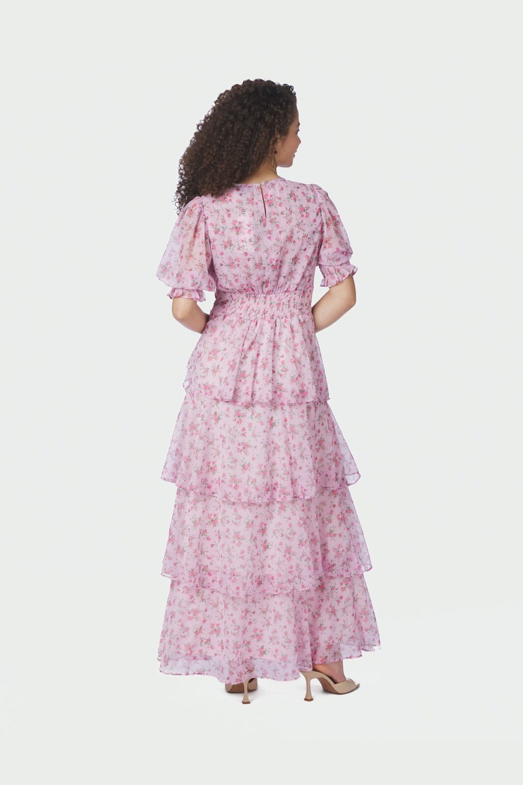 Neo Noir - Sable Meadow Printed Dress 167707 - 754 - Light Pink