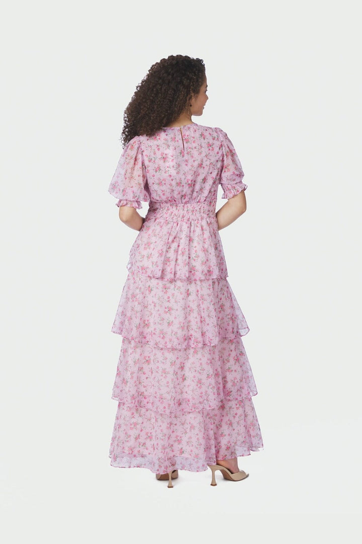 Neo Noir - Sable Meadow Printed Dress 167707 - 754 - Light Pink