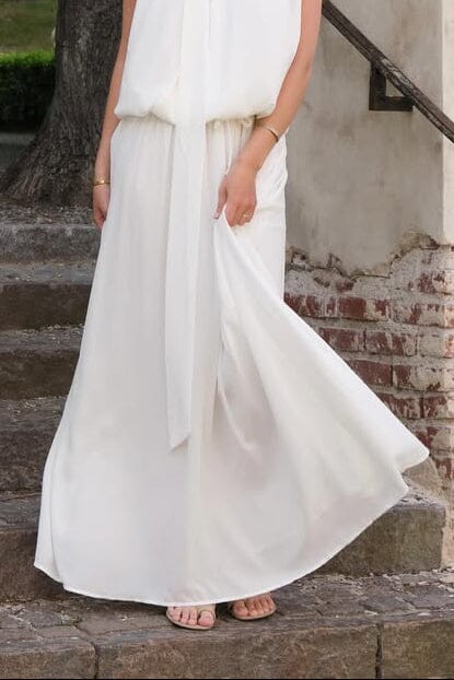 Neo Noir - Sabria Chiffon Skirt 169223 - 121 - Off White Nederdele 