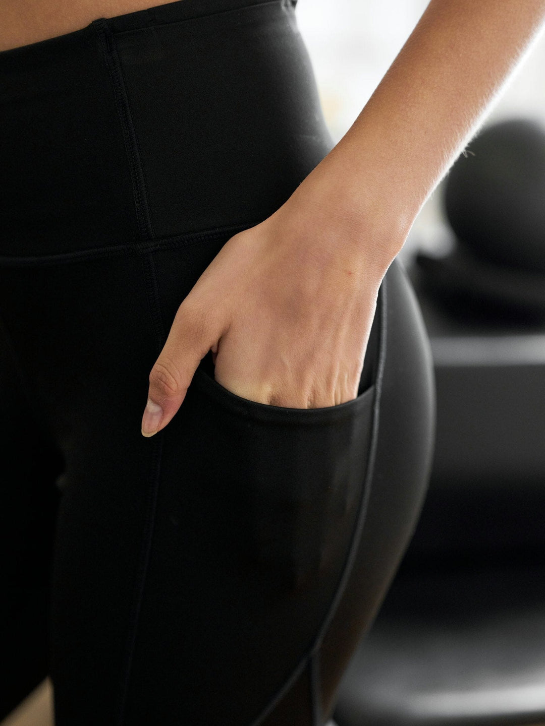 Neo Noir - Samie Pocket Leggings 168348 - 100 - Black Leggings 