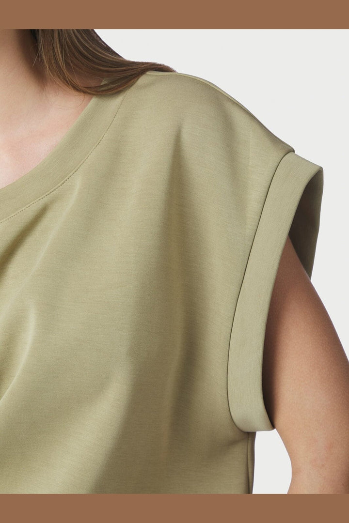 Neo Noir - Saphira Soft Tee 169801 - 723 - Dusty Green