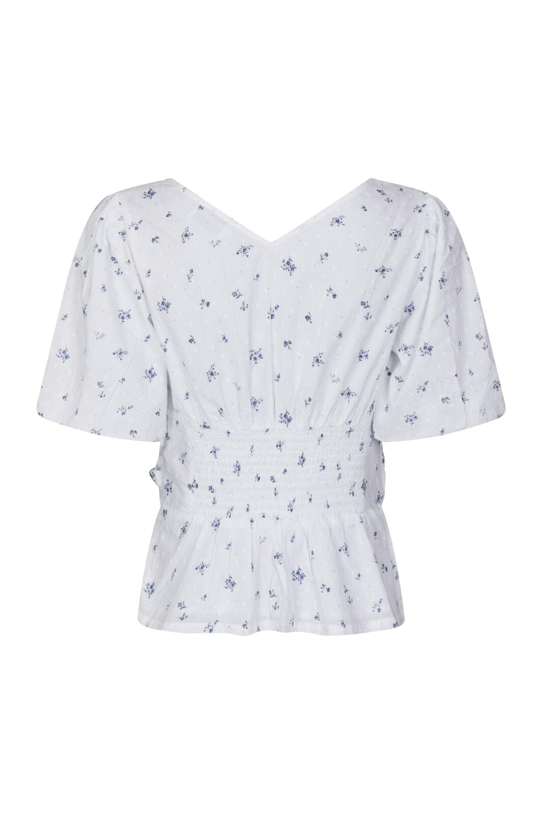 Neo Noir - Sapura Flower Dobby Blouse 166044 - 978 - Blue Flower