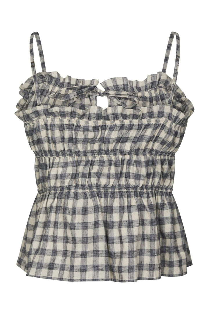 Neo Noir - Seylor Check Top 169349 - 100 - Black